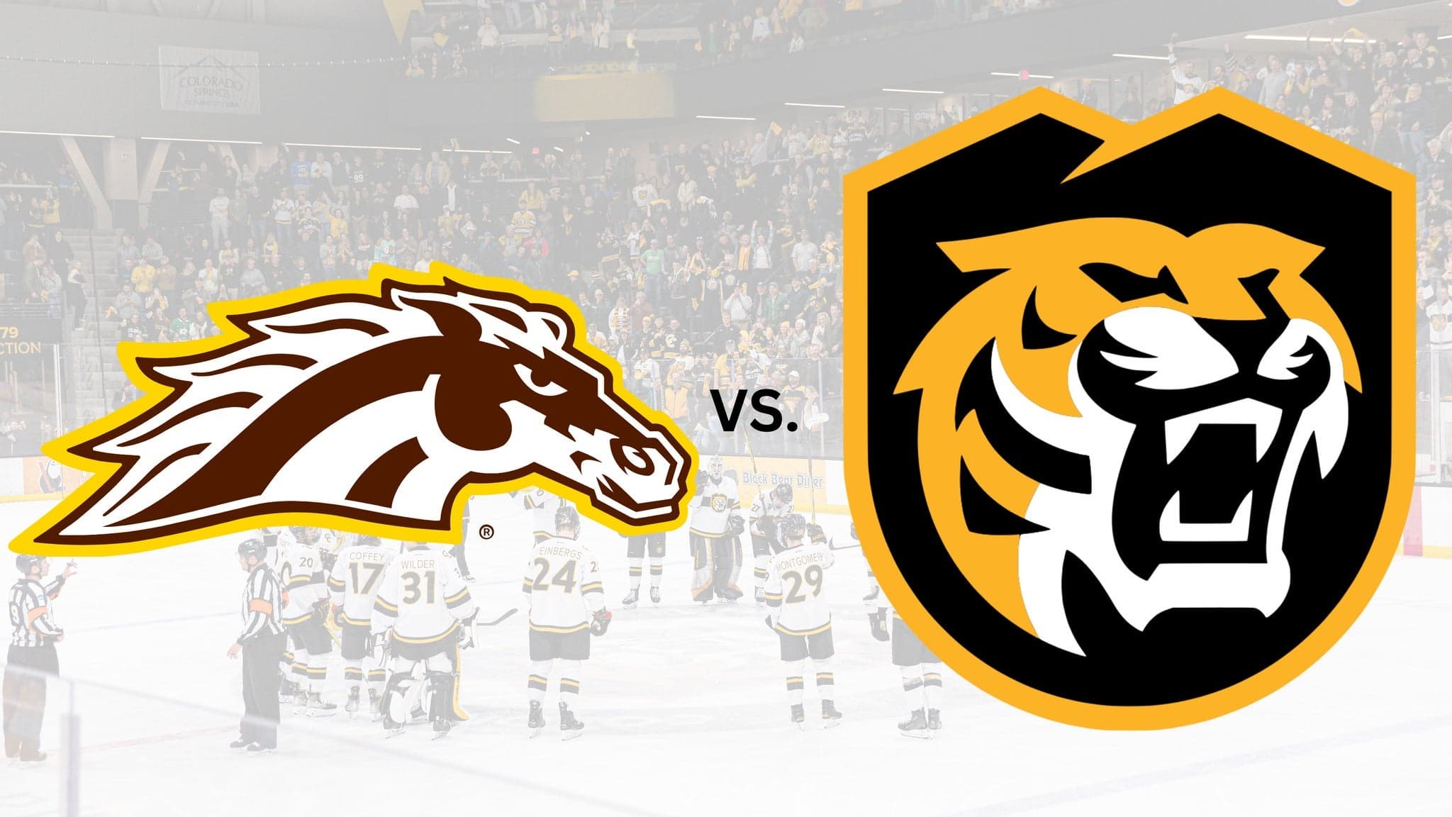 Colorado College Tigers Hockey vs. Western Michigan at Ed Robson Arena in Colorado Springs